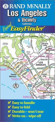 Los Angeles Easyfinder (Rand McNally Easyfinder) - Wide World Maps & MORE! - Book - Wide World Maps & MORE! - Wide World Maps & MORE!