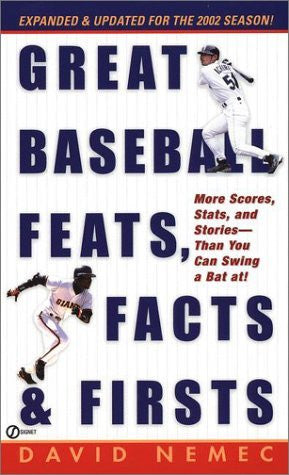 Great Baseball Feats, facts, and Firsts (2002 Edition) (Great Baseball Feats, Facts & Firsts) - Wide World Maps & MORE! - Book - Wide World Maps & MORE! - Wide World Maps & MORE!