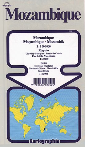 Mozambique (Cartographia World Travel Map) - Wide World Maps & MORE! - Book - Wide World Maps & MORE! - Wide World Maps & MORE!