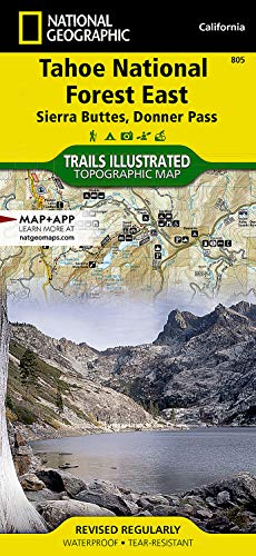 Tahoe National Forest East [Sierra Buttes, Donner Pass] (National Geographic Trails Illustrated Map, 805) - Wide World Maps & MORE!