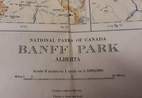 Banff Park, Alberta - Wide World Maps & MORE!