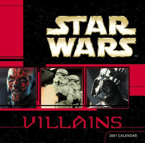 Star Wars Villians 2001 Calendar - Wide World Maps & MORE! - Book - Wide World Maps & MORE! - Wide World Maps & MORE!