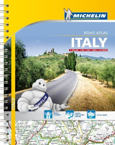 Michelin Italy Road Atlas - Wide World Maps & MORE! - Map - Michelin Travel Publications - Wide World Maps & MORE!