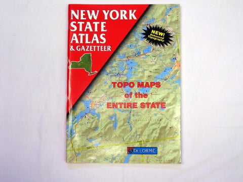 New York State Atlas and Gazetteer (State Atlas & Gazetteer) - Wide World Maps & MORE! - Book - Brand: Delorme - Wide World Maps & MORE!