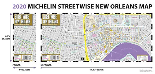 Streetwise New Orleans Map - Laminated City Center Street Map of New Orleans, Louisiana (Michelin Streetwise Maps) - Wide World Maps & MORE!