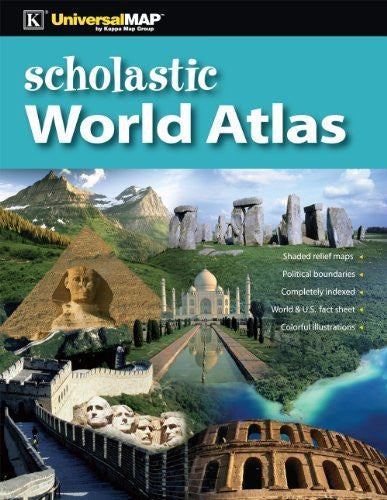 Scholastic World Atlas - Wide World Maps & MORE! - Book - KAPPA MAP GROUP / UNIVERSAL MAPS - Wide World Maps & MORE!