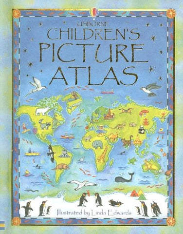 Mini Children's Picture Atlas (Miniature Editions) - Wide World Maps & MORE! - Book - Usborne Books - Wide World Maps & MORE!