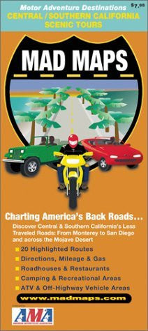 Central/Southern California Scenic Tours - Wide World Maps & MORE! - Book - Wide World Maps & MORE! - Wide World Maps & MORE!