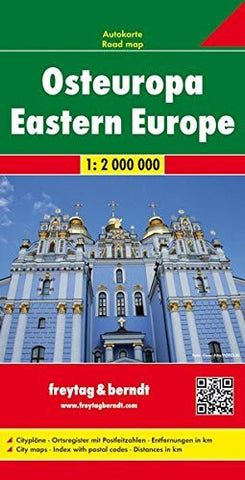 Europe Eastern Fb 1:2 000 000 (English, Spanish, French, Italian and German Edition) - Wide World Maps & MORE! - Book - Wide World Maps & MORE! - Wide World Maps & MORE!