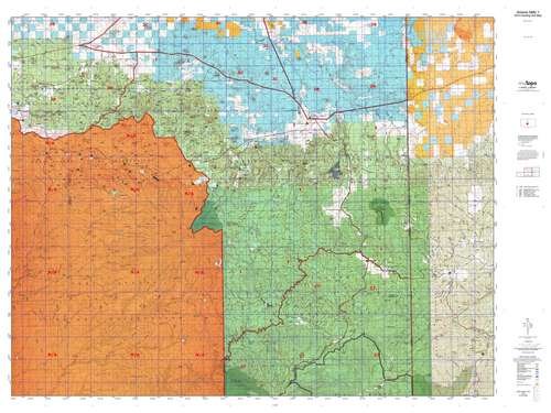 Arizona 01 Hunt Area / Game Management Unit (GMU) Map - Wide World Maps & MORE!