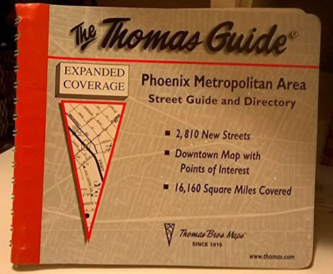 Thomas Guide 1998 Phoenix Metropolitan Area: Street Guide and Directory (Phoenix Metro Street Guide) - Wide World Maps & MORE! - Book - Wide World Maps & MORE! - Wide World Maps & MORE!