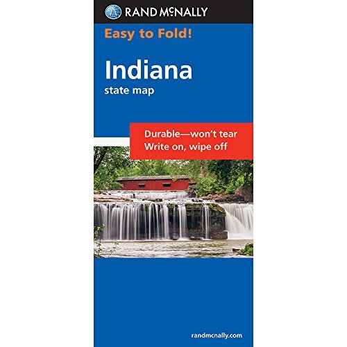 Rand McNally Indiana (Easy to Fold) - Wide World Maps & MORE! - Book - Rand McNally - Wide World Maps & MORE!