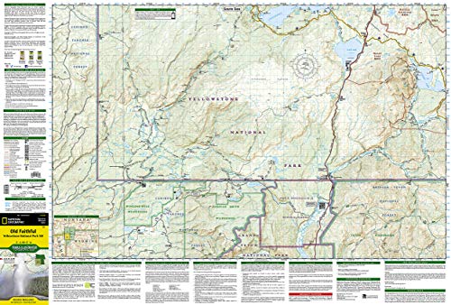 Old Faithful: Yellowstone National Park SW (Trails Illustrated Map, 302) - Wide World Maps & MORE!