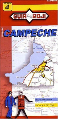 Campeche State Map Guia Roji 1:770 000 (English and Spanish Edition) - Wide World Maps & MORE! - Map - Guia Roji - Wide World Maps & MORE!