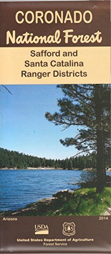 Coronado National Forest: Safford and Santa Catalina Ranger Districts - Wide World Maps & MORE! - Map - United States Department of Agriculture - Wide World Maps & MORE!
