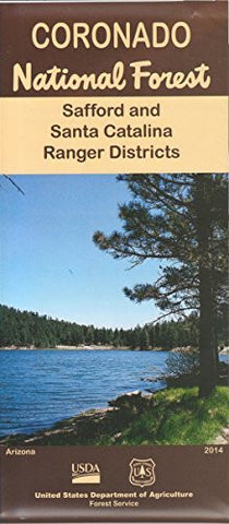 Coronado National Forest: Safford and Santa Catalina Ranger Districts - Wide World Maps & MORE! - Map - United States Department of Agriculture - Wide World Maps & MORE!