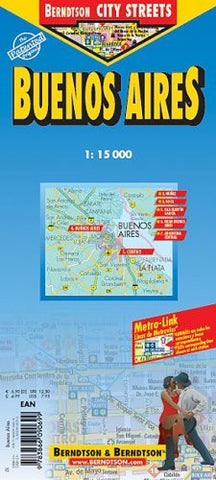 Buenos Aires Laminated Map (B&B) - Wide World Maps & MORE! - Book - Wide World Maps & MORE! - Wide World Maps & MORE!