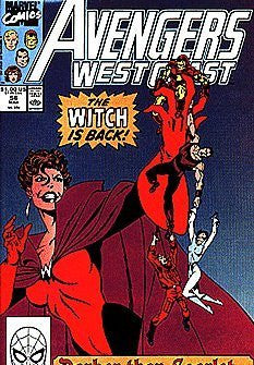 Avengers West Coast #56 : Darker Than Scarlet (Marvel Comics) - Wide World Maps & MORE! - Book - Wide World Maps & MORE! - Wide World Maps & MORE!