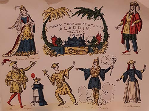 The Victoria With Characters and Scenes in Aladdin or The Wonderful Lamp - Wide World Maps & MORE! - Book - Wide World Maps & MORE! - Wide World Maps & MORE!