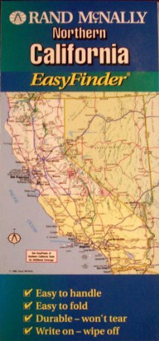 Rand McNally EasyFinder Northern California Map [JLW Collection] - Wide World Maps & MORE! - Map - Rand McNally & Company - Wide World Maps & MORE!