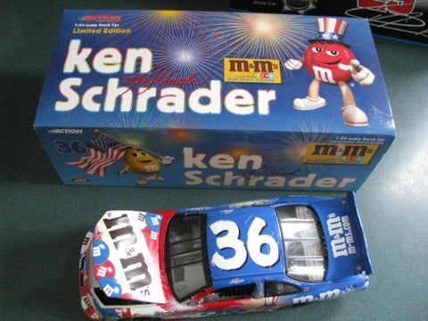 2000 Edition Action Racing Collectibles Ken Schrader Pontiac Grand Prix MMs M&Ms #36 Same Great Chocolate Better Name Paint Scheme Hood & Trunk Opens Limited Edition 1/24 Scale - Wide World Maps & MORE! - Toy - Wide World Maps & MORE! - Wide World Maps & MORE!