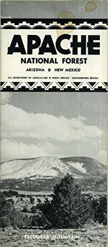 Apache National Forest Recreation Map Arizona and New Mexico - Wide World Maps & MORE! - Book - Wide World Maps & MORE! - Wide World Maps & MORE!