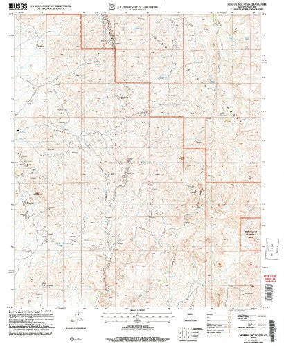 Mineral Mountain, Arizona (7.5'×7.5' Topographic Quadrangle) - Wide World Maps & MORE! - Map - Wide World Maps & MORE! - Wide World Maps & MORE!