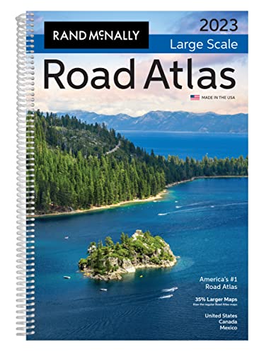 Rand McNally 2023 Large Scale Road Atlas (Rand McNally Large Scale Road Atlas USA) [Spiral-bound] Rand McNally - Wide World Maps & MORE!