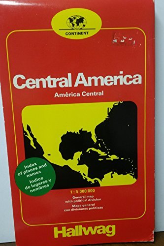 Rand McNally Central America (Hallwag International Map) - Wide World Maps & MORE! - Book - Wide World Maps & MORE! - Wide World Maps & MORE!
