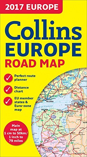 2017 Collins Europe Road Map - Wide World Maps & MORE! - Book - Wide World Maps & MORE! - Wide World Maps & MORE!