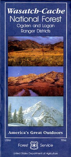 Wasatch-Cache National Forest: Ogden and Logan Ranger Districts (America's Great Outdoors) - Wide World Maps & MORE! - Book - Wide World Maps & MORE! - Wide World Maps & MORE!