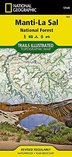 Manti-La Sal National Forest (National Geographic Trails Illustrated Map) - Wide World Maps & MORE! - Book - Wide World Maps & MORE! - Wide World Maps & MORE!