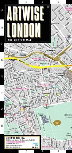 Artwise London Museum Map - Laminated Museum Map of London, England - Wide World Maps & MORE! - Book - StreetWise - Wide World Maps & MORE!