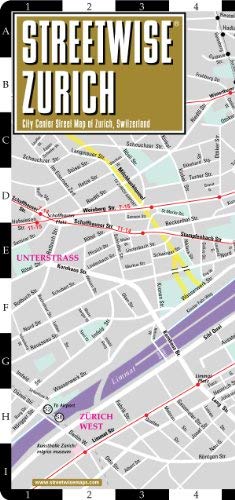 Streetwise Zurich Map - Laminated City Center Street Map of Zurich, Switzerland - Folding pocket size travel map with metro map - Wide World Maps & MORE! - Book - StreetWise - Wide World Maps & MORE!