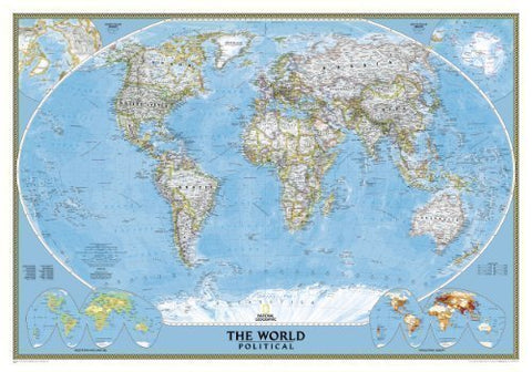 World Classic Wall Map: Political - Wide World Maps & MORE!
