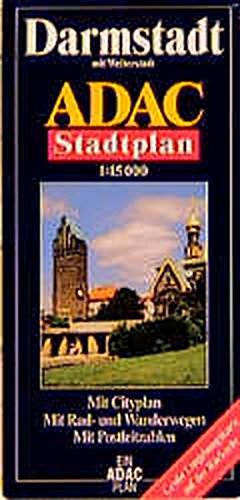 ADAC Stadtpläne, Darmstadt mit Weiterstadt: Mit Griesheim und Weiterstadt. Mit City- und Durchfahrtsplan. Mit Rad- und Wanderwegen. Mit Postleitzahlen. Mit groÃŸer Umgebungskarte - Wide World Maps & MORE! - Book - Wide World Maps & MORE! - Wide World Maps & MORE!