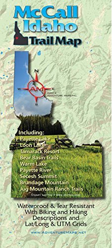 McCall Idaho Trail Map - Wide World Maps & MORE! - Sports - Adventure Maps McCall Idaho Trail Map - Wide World Maps & MORE!