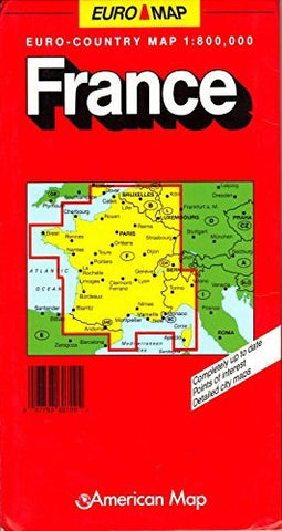 France (Euro Cart) - Wide World Maps & MORE! - Book - Brand: American Map Corporation - Wide World Maps & MORE!