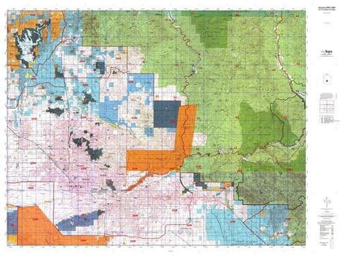 Arizona GMU 26M Hunt Area / Game Management Unit (GMU) Map - Wide World Maps & MORE! - Map - MyTopo - Wide World Maps & MORE!