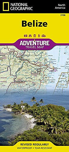 Belize (National Geographic Adventure Map) - Wide World Maps & MORE! - Book - National Geographic Maps - Wide World Maps & MORE!