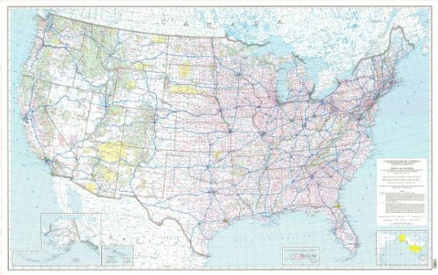The National System of Interstate and Defense Highways, the Federal-Aid Primary Highway System (TUS5563) - Wide World Maps & MORE!