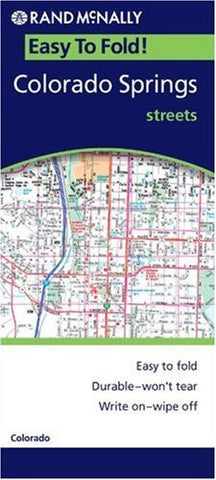 Colorado Springs (Rand McNally Easyfinder) - Wide World Maps & MORE! - Book - Rand McNally - Wide World Maps & MORE!