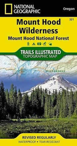 Mount Hood Wilderness [Mount Hood National Forest] (National Geographic Trails Illustrated Map) - Wide World Maps & MORE! - Book - National Geographic - Wide World Maps & MORE!