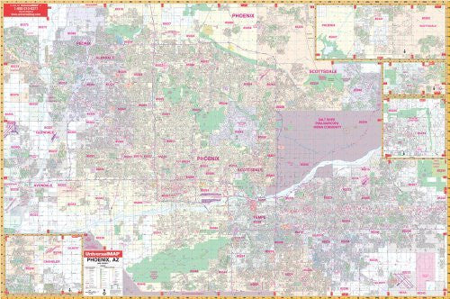 Phoenix, AZ (City Wall Maps) - Wide World Maps & MORE! - Book - Wide World Maps & MORE! - Wide World Maps & MORE!