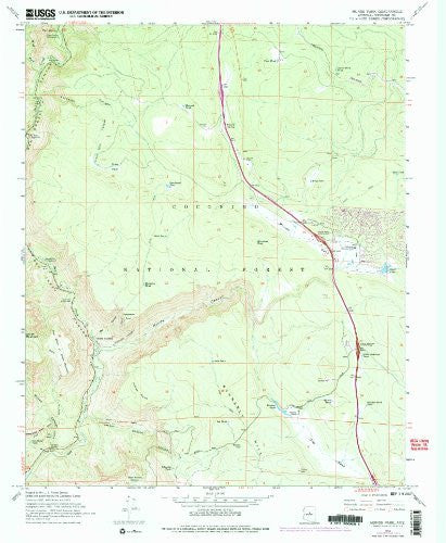 Munds Park, Arizona (7.5'×7.5' Topographic Quadrangle) - Wide World Maps & MORE! - Map - Wide World Maps & MORE! - Wide World Maps & MORE!