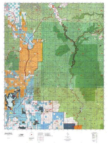 Arizona GMU 21 Hunt Area / Game Management Unit (GMU) Map - Wide World Maps & MORE! - Map - MyTopo - Wide World Maps & MORE!