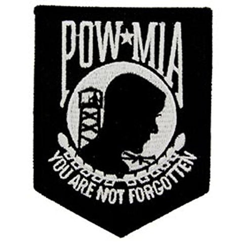 POW*MIA "You Are Not Forgotten" Small Patch - Wide World Maps & MORE! - Art and Craft Supply - Rush Industries - Wide World Maps & MORE!