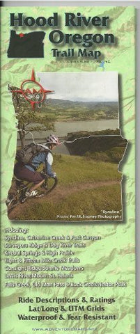 Hood River Trail Map - Wide World Maps & MORE! - Sports - Wide World Maps & MORE! - Wide World Maps & MORE!