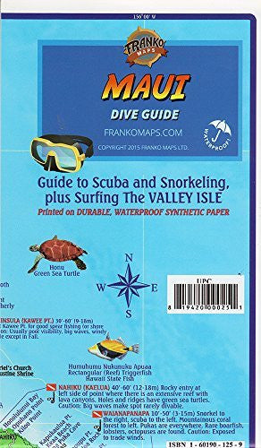 Franko's Dive Map of Maui - Wide World Maps & MORE! - Book - 699 - Wide World Maps & MORE!
