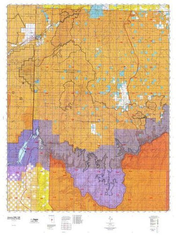 Arizona 13B Hunt Area / Game Management Unit (GMU) Map - Wide World Maps & MORE! - Map - MyTopo - Wide World Maps & MORE!